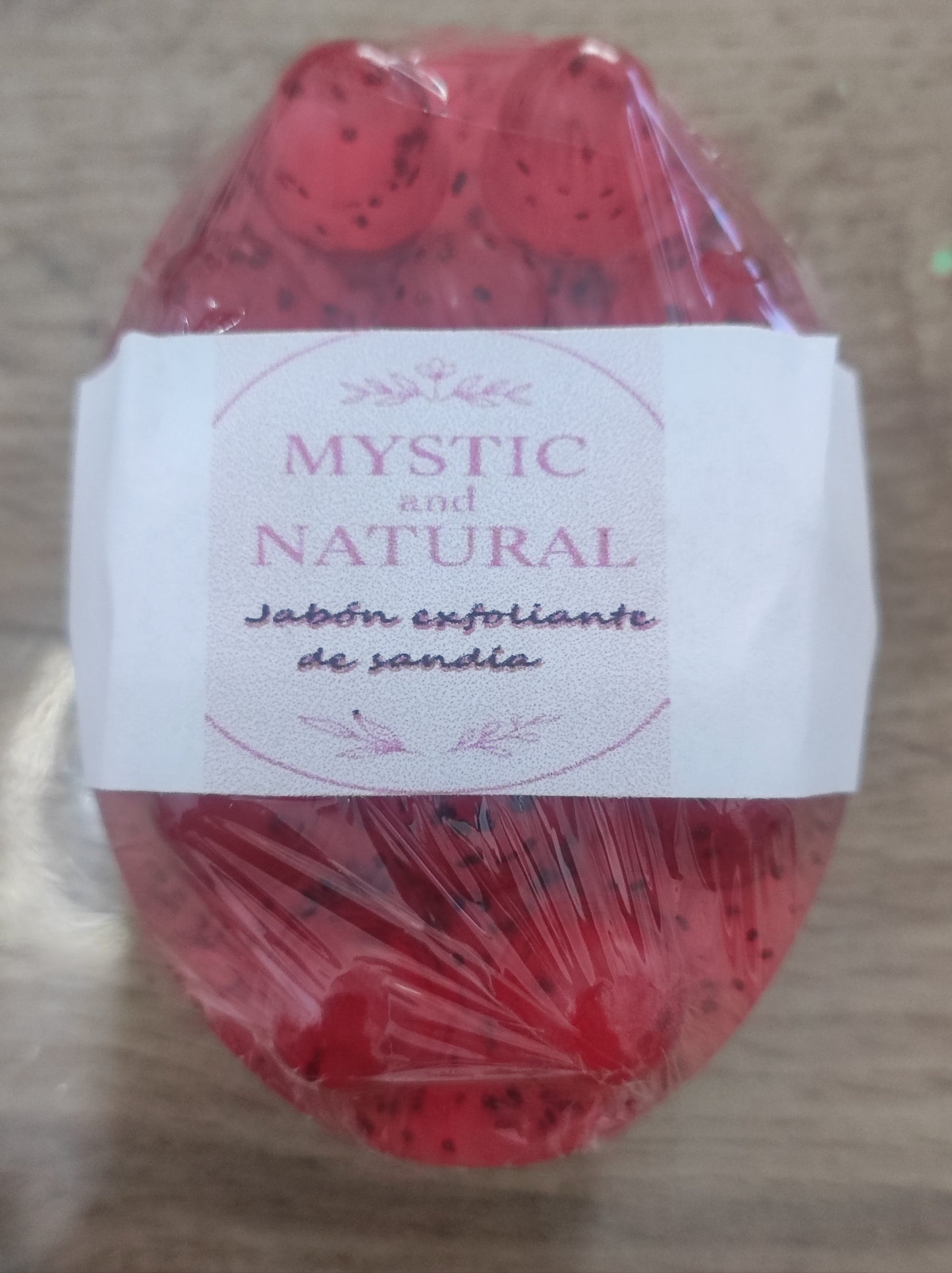 Jabón natural exfoliante de sandía 125 gr