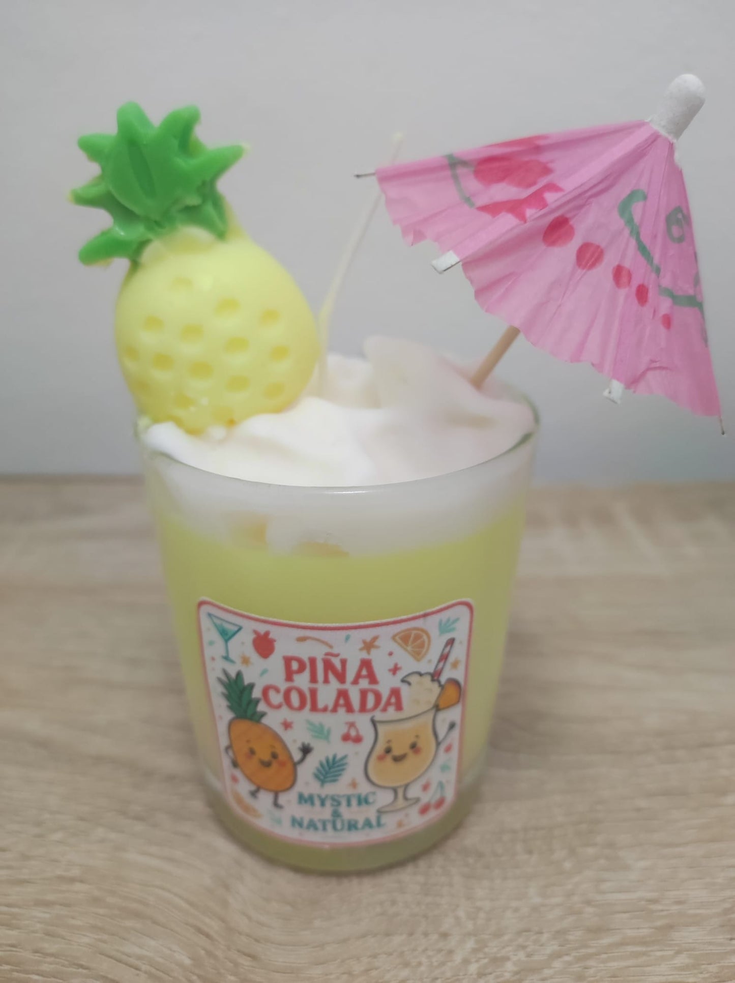 Vela de soja piña colada