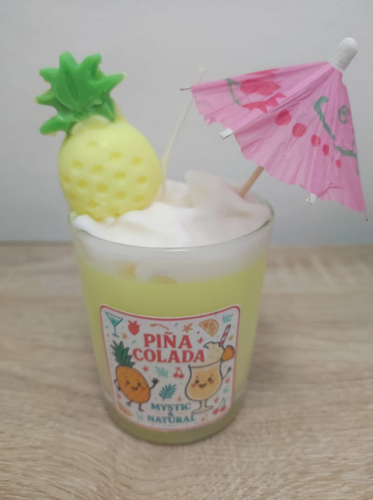 Vela de soja piña colada