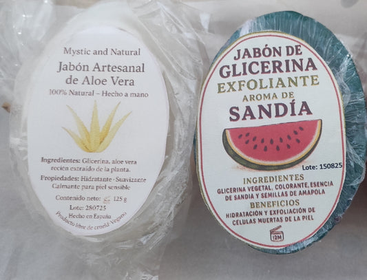 Jabón pack 2 aloe y sandía